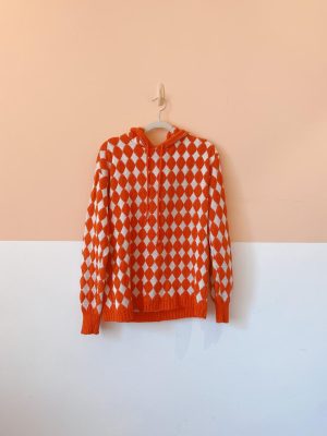 Casaco tricot laranja Doce Maria M