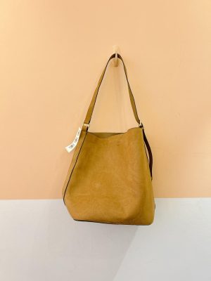 Bolsa caramelo camurça H&M