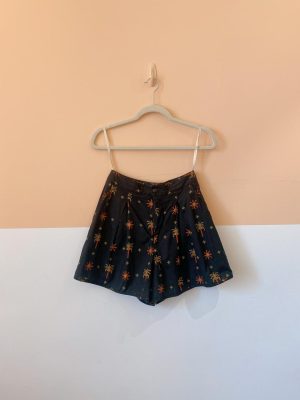 Short preto estampa Farm PP
