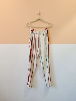 Calça off listras Cris Barros 38