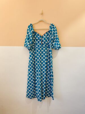 Vestido estampado azul Renner G
