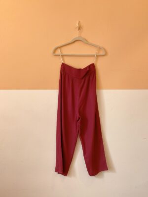 Calça vinho Paula Raia 36