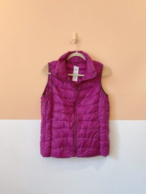 Colete roxo puffer Uniqlo M