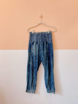 Calça malha estampa jeans Gaya M