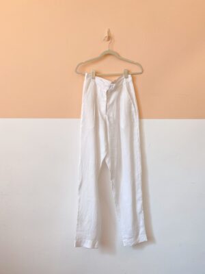 Calça linho branca Junior Costa P