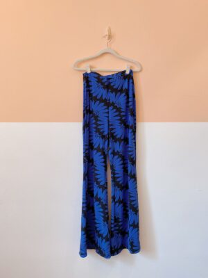 Calça estampa bananas azuis Farm P