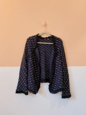 Cardigan tricot azul listras Animale G