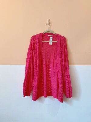 Cardigan tricot rosa NV G