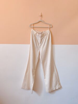 Calça off listras Carol Bassi 40