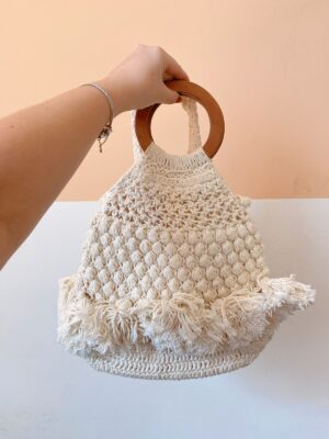 Bolsa off crochet Dress To