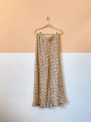 Calça bege crochet Dress To M