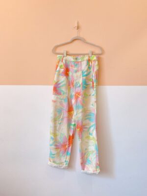 Calça sarja estampada Farm 36