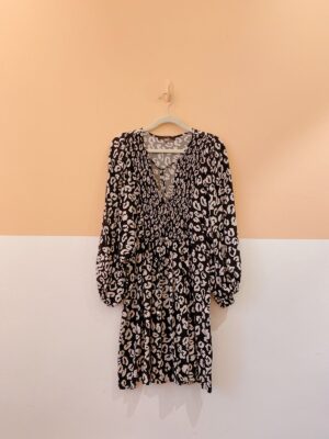 Vestido onça p&b Animale M