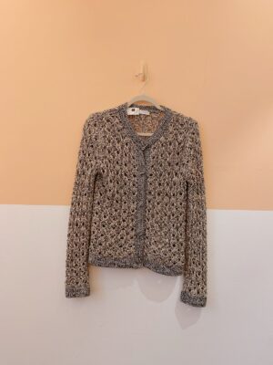 Casaco tricot p&b Zara M