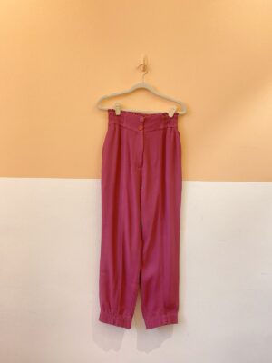 Calça roxa botões NV PP