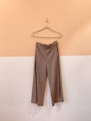 Calça xadrez malha Luiza Botto 36