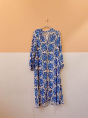 Vestido estampa azul Zara GG