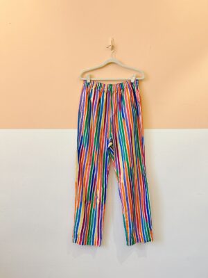 Calça listrada cores Wai Wai + Betina de Luca GG